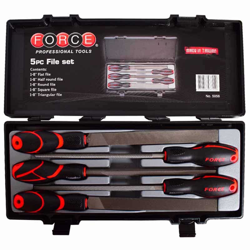 Force File set 200mm, 5 parts