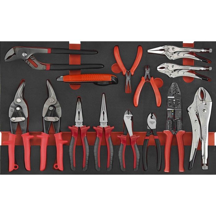 Force Foam Plier Set and Sheet Metal Scissors