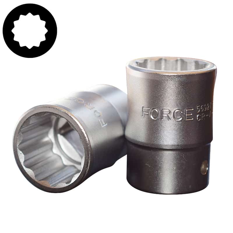 Force Socket 3/4"- 26mm, 12-corner