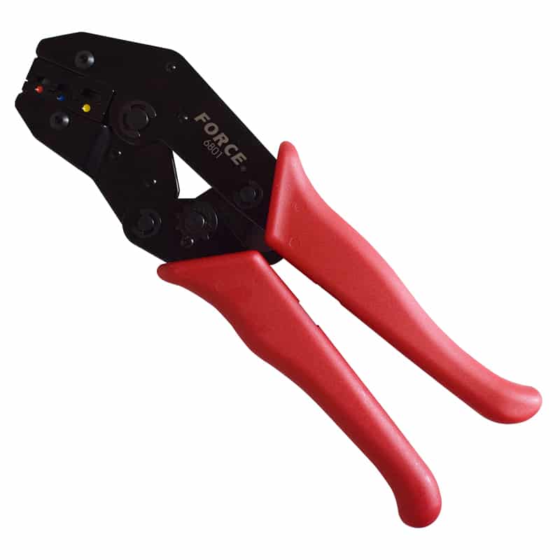 Force Crimping pliers, Automatic, 0.5-6mm², For insulated connectors