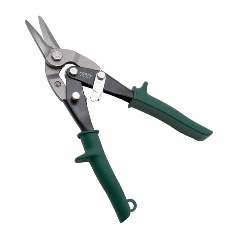 Force Tin Shears Left, red handle