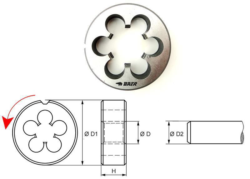 Baer Die - HSS - G (BSP)