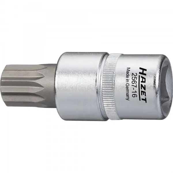 Hazet Socket 1/2"-M16x60, XZN With Hole