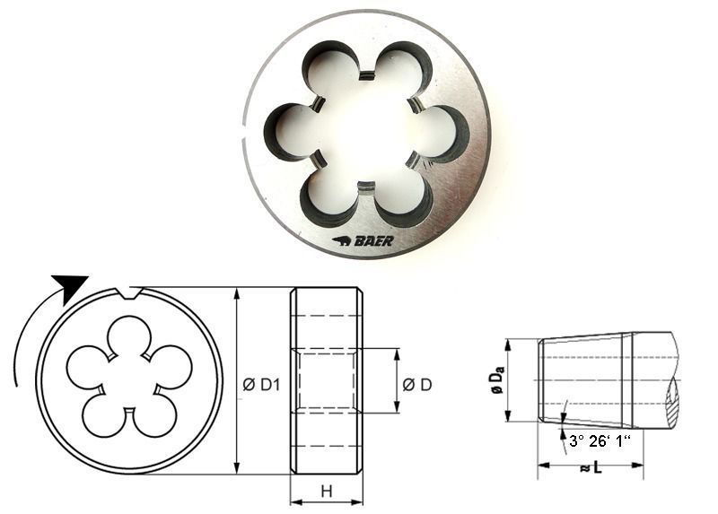 Baer Die W cylinder - HSS