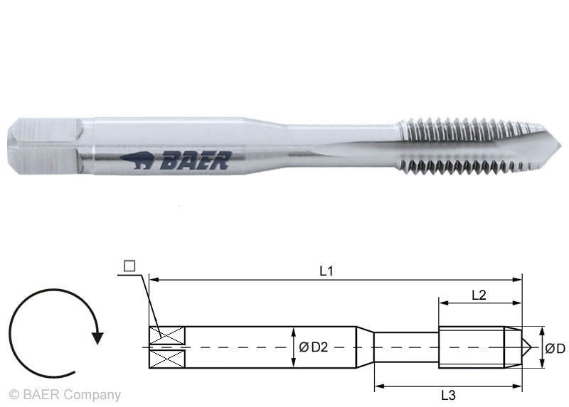 Baer HSSG lyhyt Konekierretappi muoto B