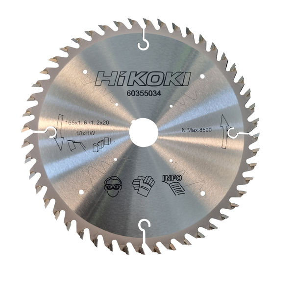 Hikoki Pyörösahanterä 165mm x 1,6mm, 48T, 20mm reikä (C18DBAL/C6MEY/C3606DA) (60355034)