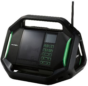 Hikoki Radio UR18DSAL 14.4V-18V and 230V mains power