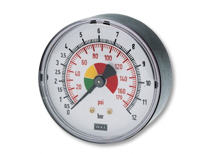 Contimac Pressure gauge 1/4'' with axial connection Cm 380/10/20 WF