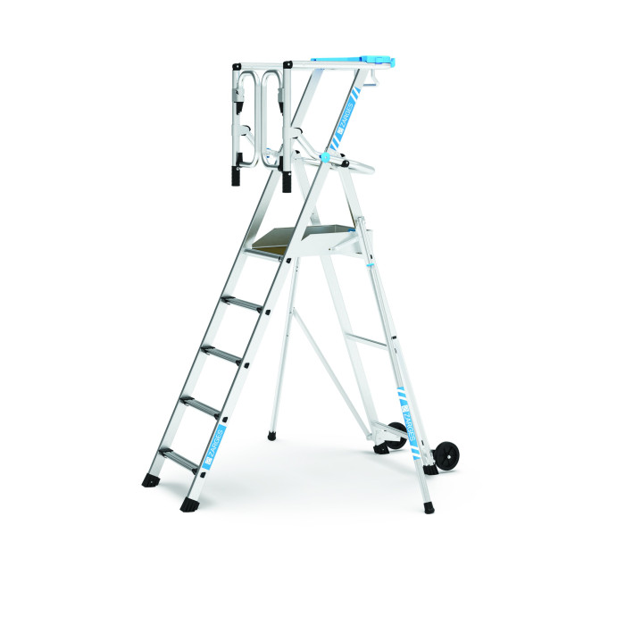 Zarges ZAP Safemaster Max S Work Platform with Gate, 5 steps