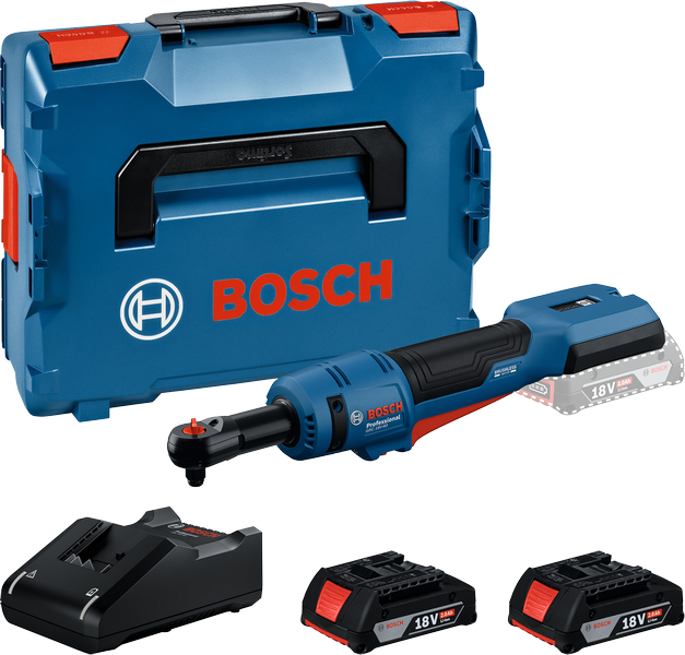 Bosch GRC 18V-60 Cordless ratchet wrench incl. 2x batteries and charger