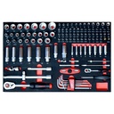 Force Foam Tool set 1/4" and 1/2", 116 parts