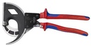 Knipex Cable cutter With ratchet 320mm, Al/Cu Ø60mm/600mm²