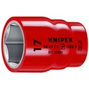 Knipex Socket 1/2"- 22mm VDE 1000V