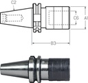 Premus Kierteytysistukka BT50 JIS B6339