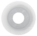 3M 150mm Radial Bristle BB-ZB P120, white