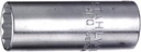 Stahlwille Socket 1/4", Long, 12-Angle, Inches