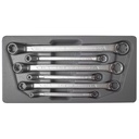 Force Ring spanner set E6 - E24, 6 parts