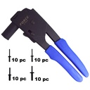 Force Plastic Rivet-Plier Set, Pliers+40 pcs of rivets