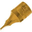 Hazet Screwdriver socket 1/4"- 1.2x8mm x 28mm